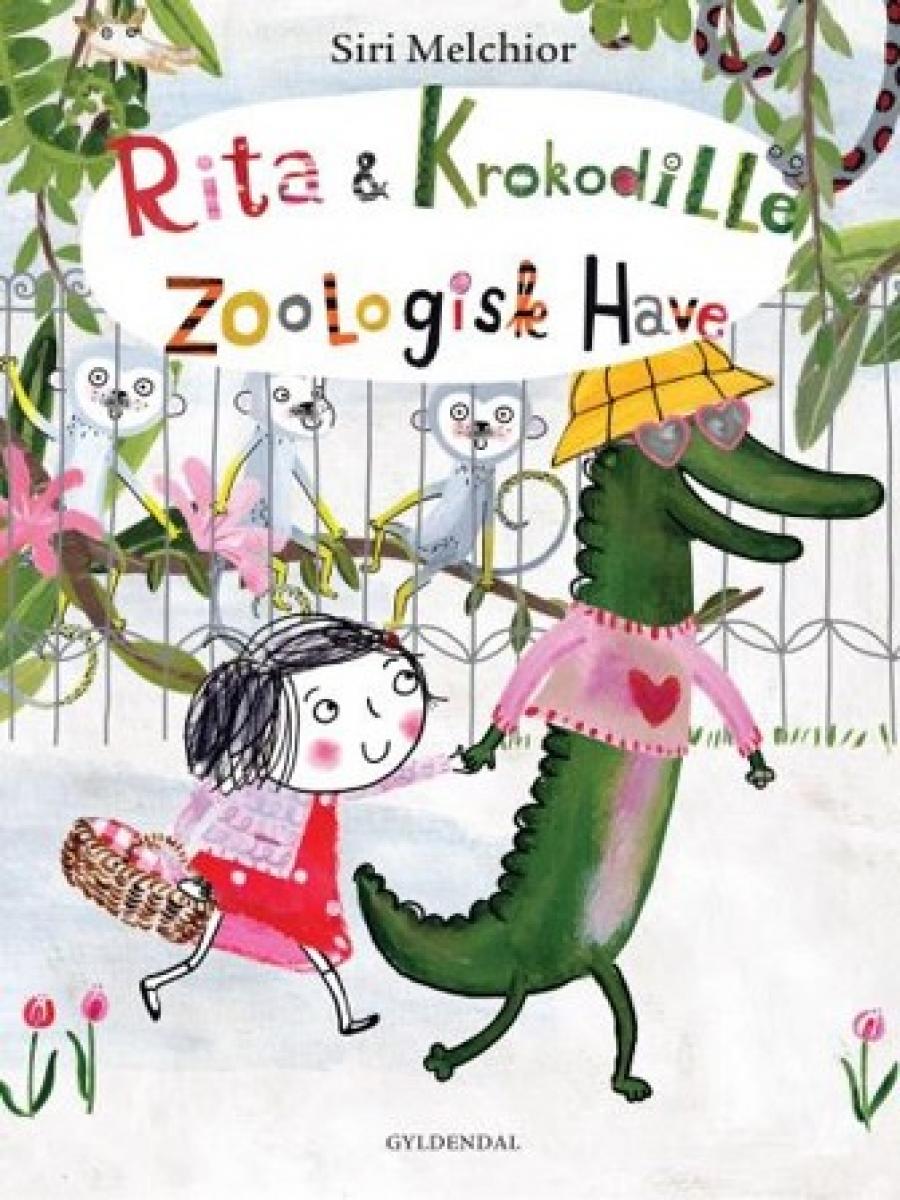 Billede af bogen "Rita og krokodille i zoologisk have".